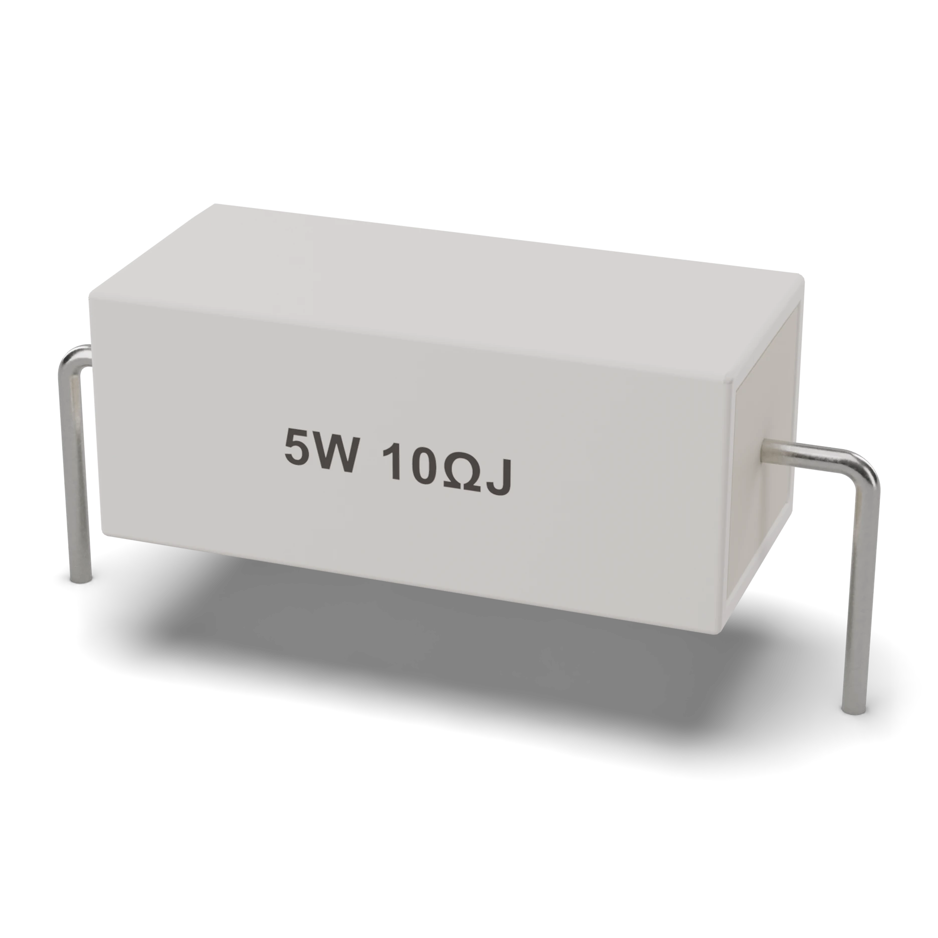 Cement (power) resistor · Exterior view