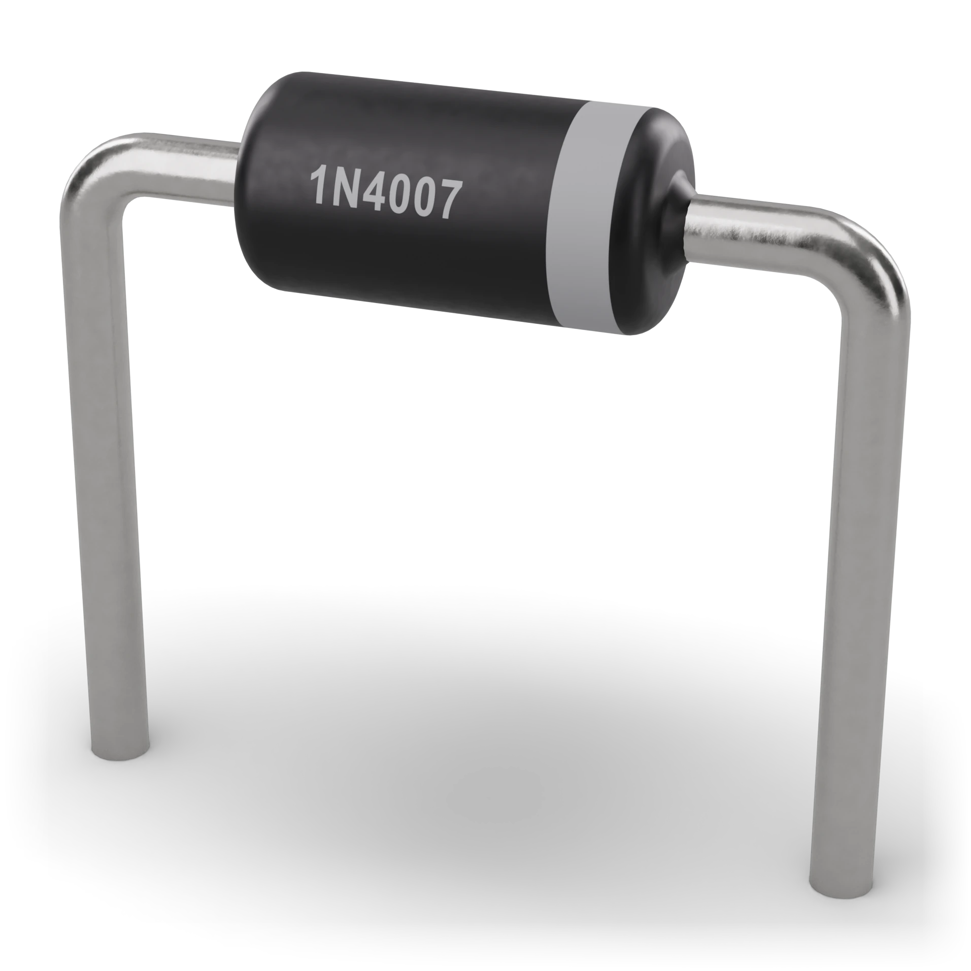 Rectifier diode (1N4007) · Exterior view