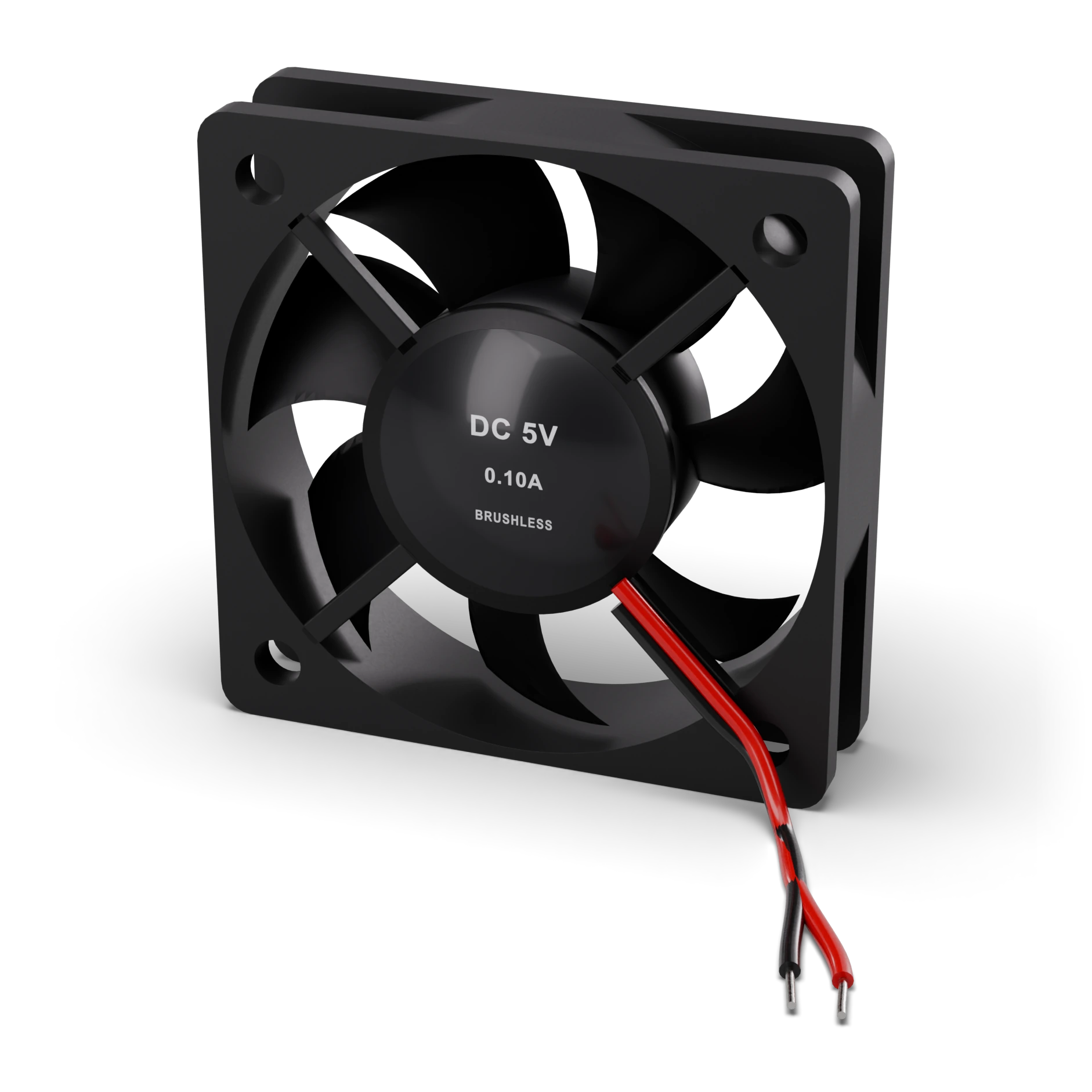 DC fan (5 V, 40 mm) · Exterior view
