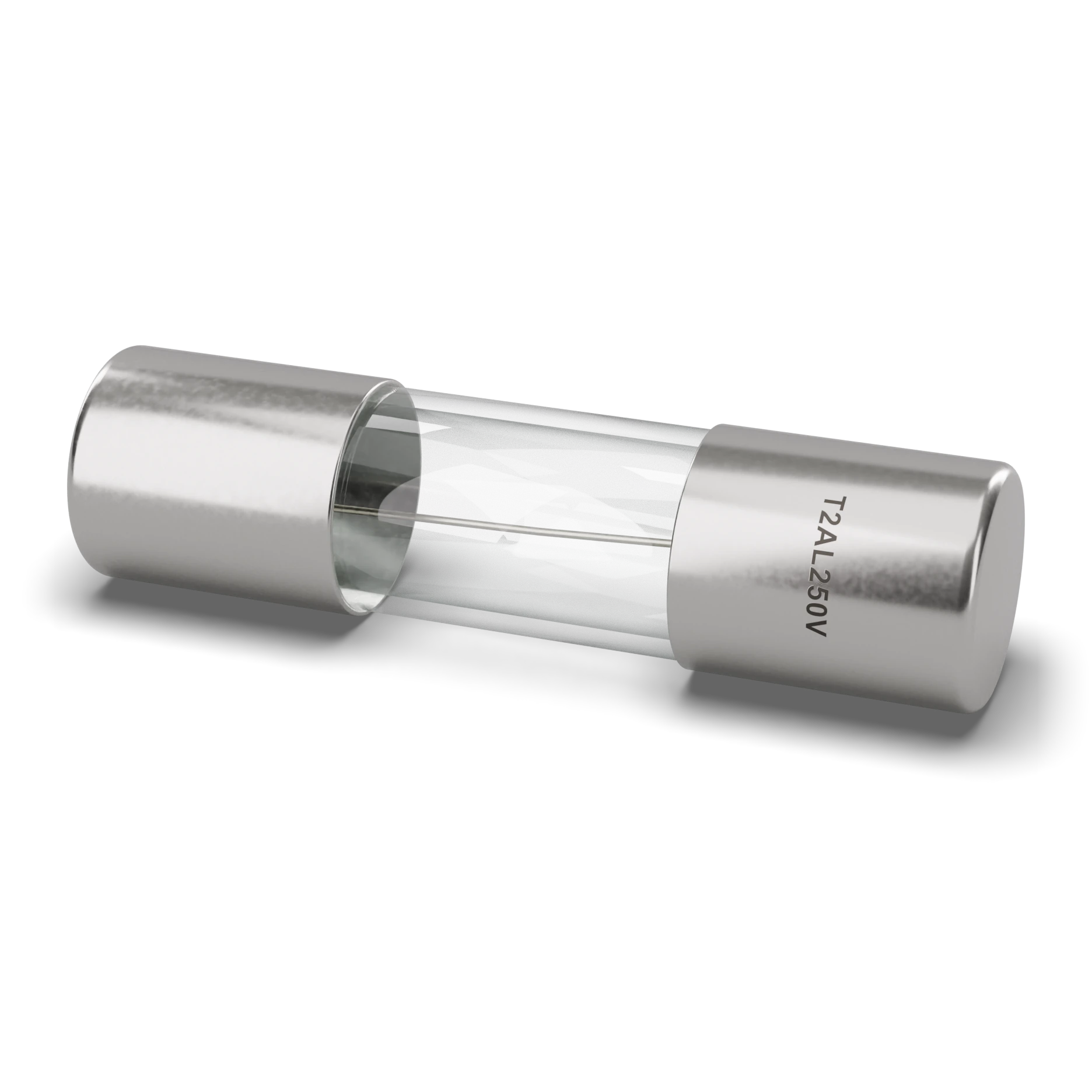 Glass fuse (5×20 mm) · Exterior view