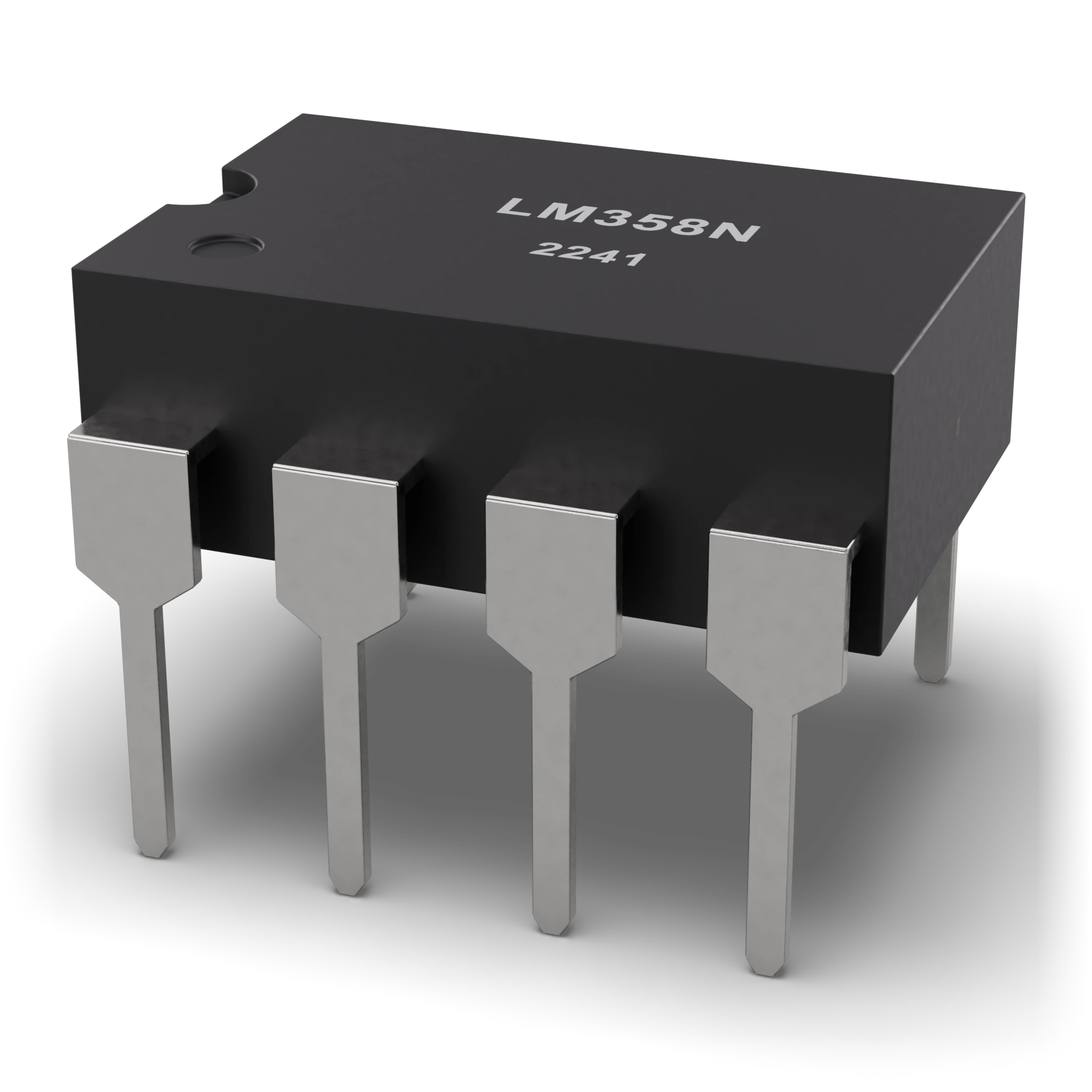 Op-amp (LM358) · Exterior view