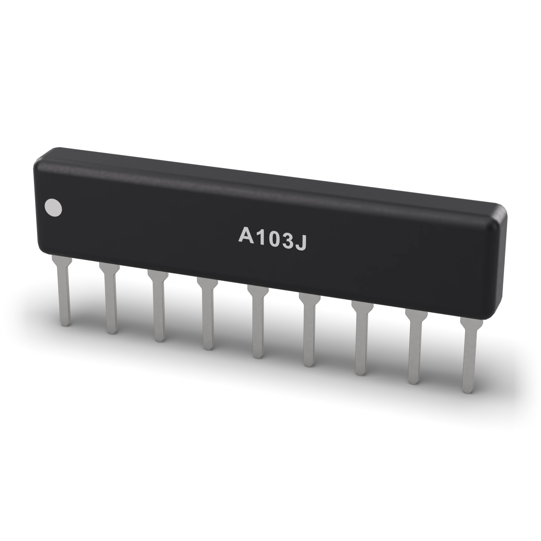 Resistor network (SIP) · Exterior view